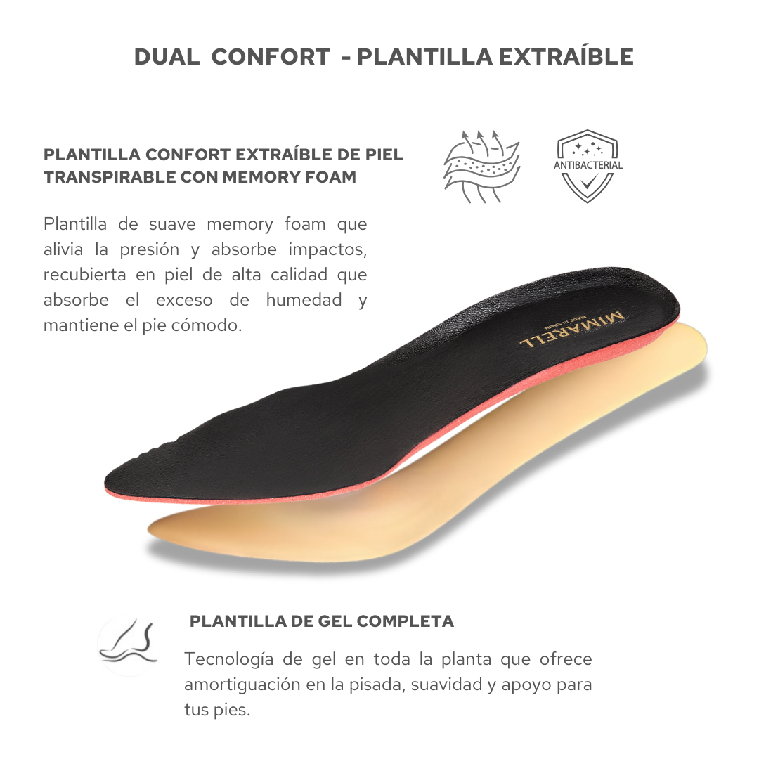 Botín Irina - Dual Confort Plantilla Extraíble